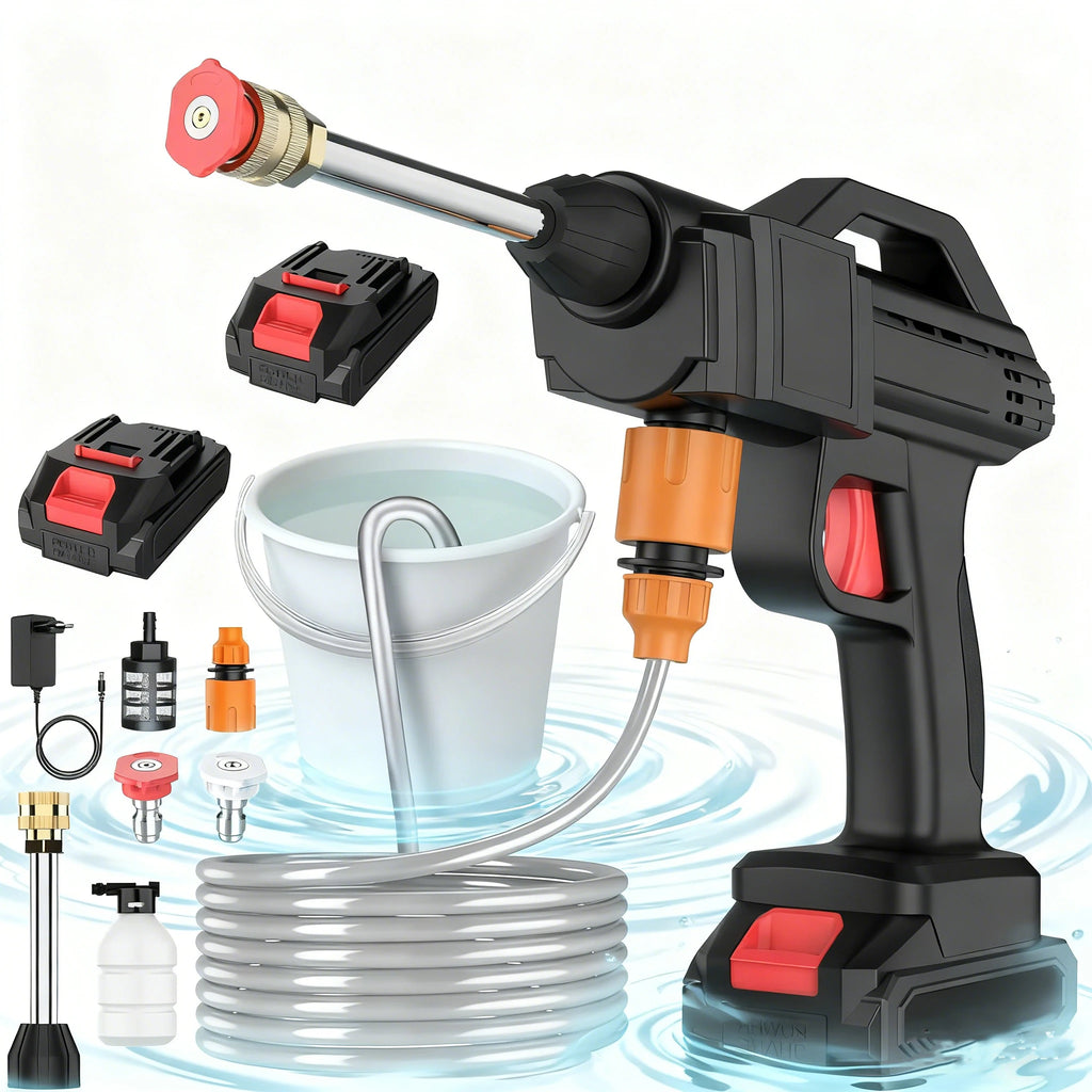 50Bar Cordless High Pressure Cleaner Washer Spray Water Gun Car Wash Pressure Water Cleaning Machine for Makita 21V Battery