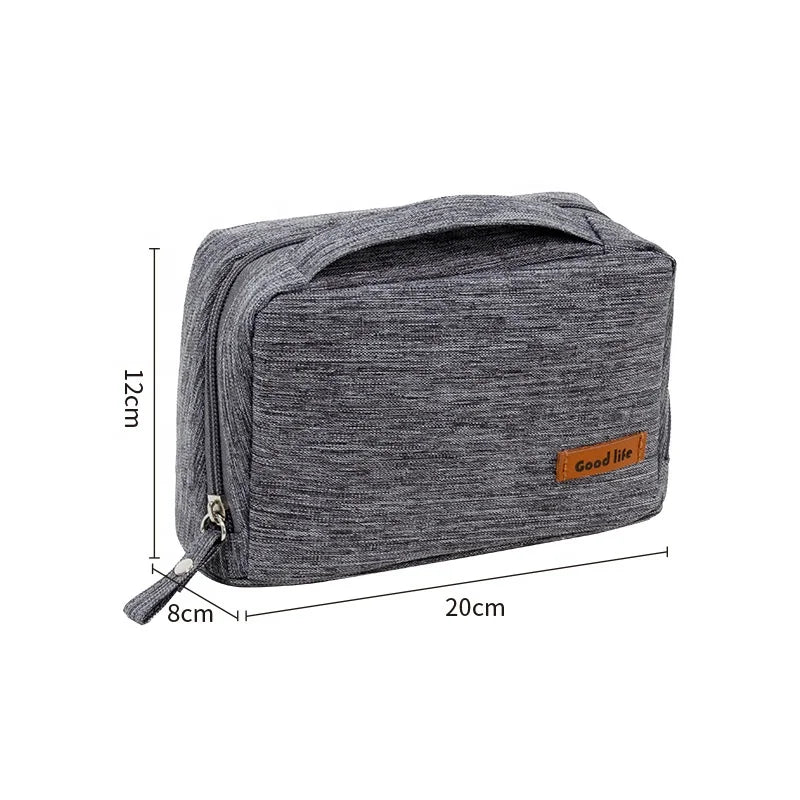 Travel for Bags Waterproof Polyester Zipper Fashion Eco-friendly Makeup Cosmetic Bag Cable Organizer Women Excellent
