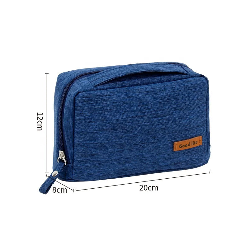 Travel for Bags Waterproof Polyester Zipper Fashion Eco-friendly Makeup Cosmetic Bag Cable Organizer Women Excellent