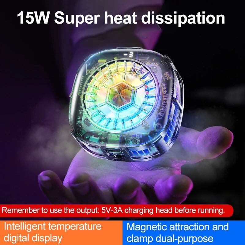 Cooler Gamer For Cell Phone Cooling Fan For Mobile Phone Cooler Phone Gaming Processor Cooler Cell Cooling Phone Fan Radiator