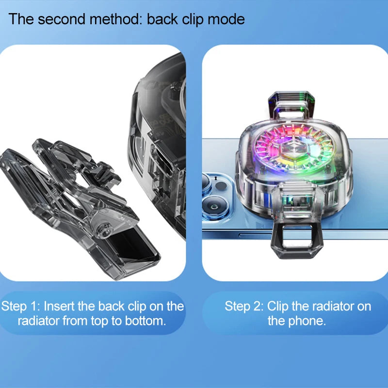Cooler Gamer For Cell Phone Cooling Fan For Mobile Phone Cooler Phone Gaming Processor Cooler Cell Cooling Phone Fan Radiator