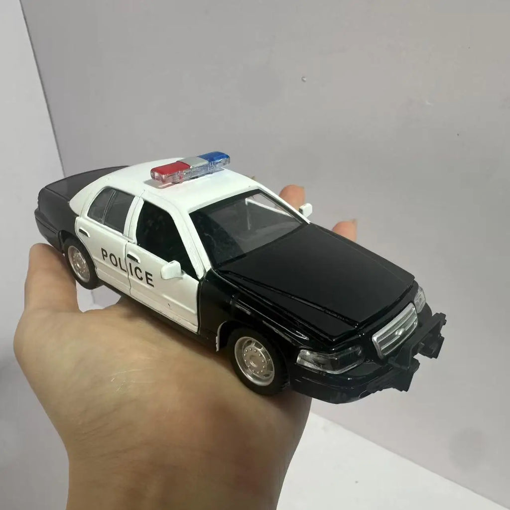 Toy Alloy Model Car - Police Car And Taxi - Collectible Vehicle Models for Kids And Collectors