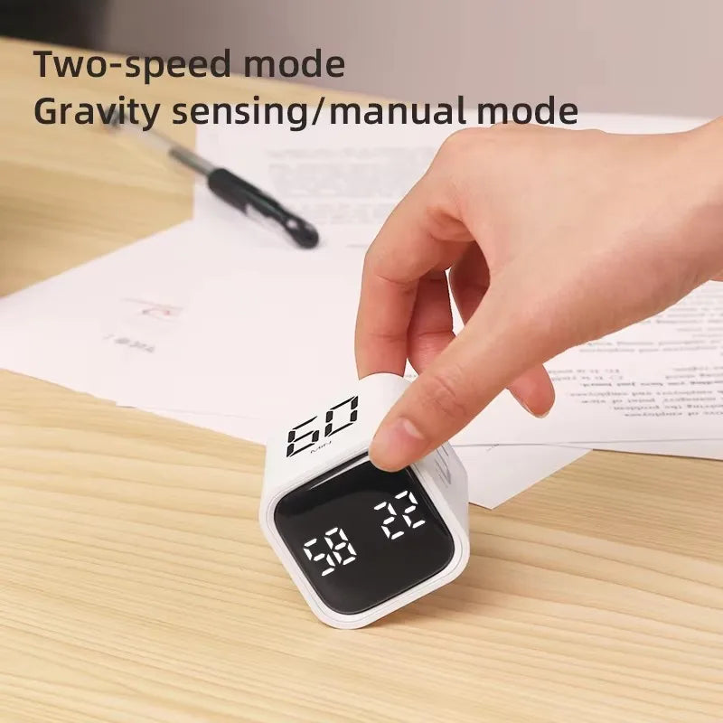 Flip Timer Pause And Resume Mute Vibration Adjustable Sound Alarm 5 10 30 60 Minute Countdown For Task Work Study Kitchen