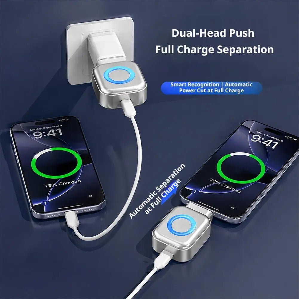 140W Type-C Auto Power Cutoff Charging Separator, Intelligent Full Charge Disconnect Protector, Anti-overcharge Charging Safety