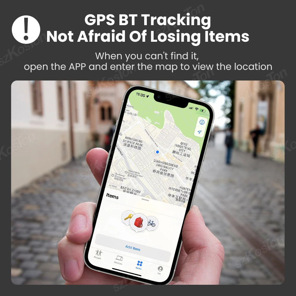 GPS Tracker For IOS Smart Bluetooth-compatible Mini GPS Locator Wallet Key Finder Anti Lost Device Work with Find My APP