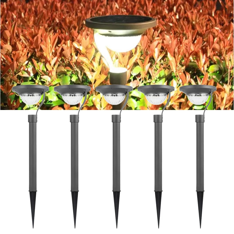 Solar Outdoors Lights New Garden Lamps Powered Waterproof Landscape Path For Yard Lawns Patio Christmas Decoration LED Lightings