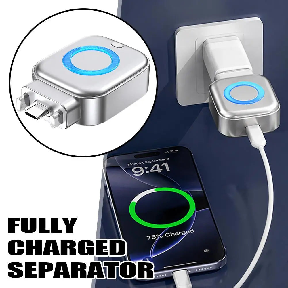 140W Type-C Auto Power Cutoff Charging Separator, Intelligent Full Charge Disconnect Protector, Anti-overcharge Charging Safety
