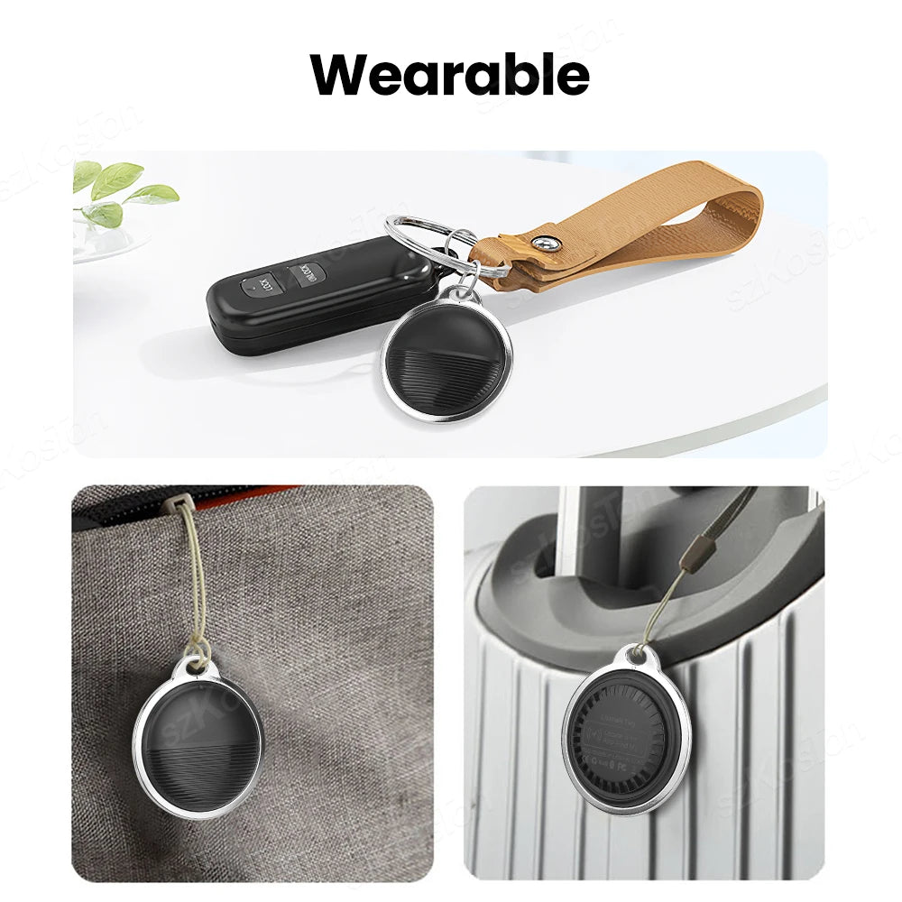 GPS Tracker For IOS Smart Bluetooth-compatible Mini GPS Locator Wallet Key Finder Anti Lost Device Work with Find My APP