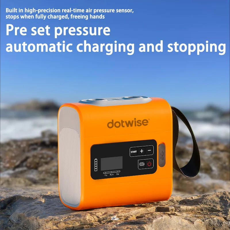 Electric Wireless Portable Rechargeable Inflator Pump SUP Inflator Pump Suitable for Charging Inflatable Tents Kayaks