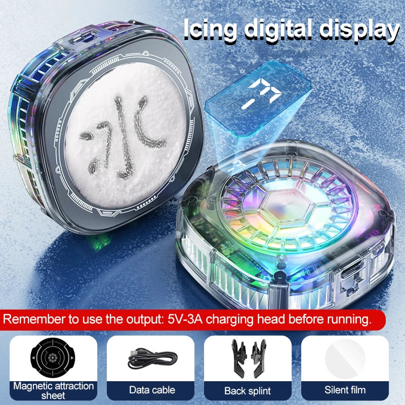 Cooler Gamer For Cell Phone Cooling Fan For Mobile Phone Cooler Phone Gaming Processor Cooler Cell Cooling Phone Fan Radiator