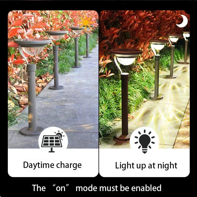 Solar Outdoors Lights New Garden Lamps Powered Waterproof Landscape Path For Yard Lawns Patio Christmas Decoration LED Lightings