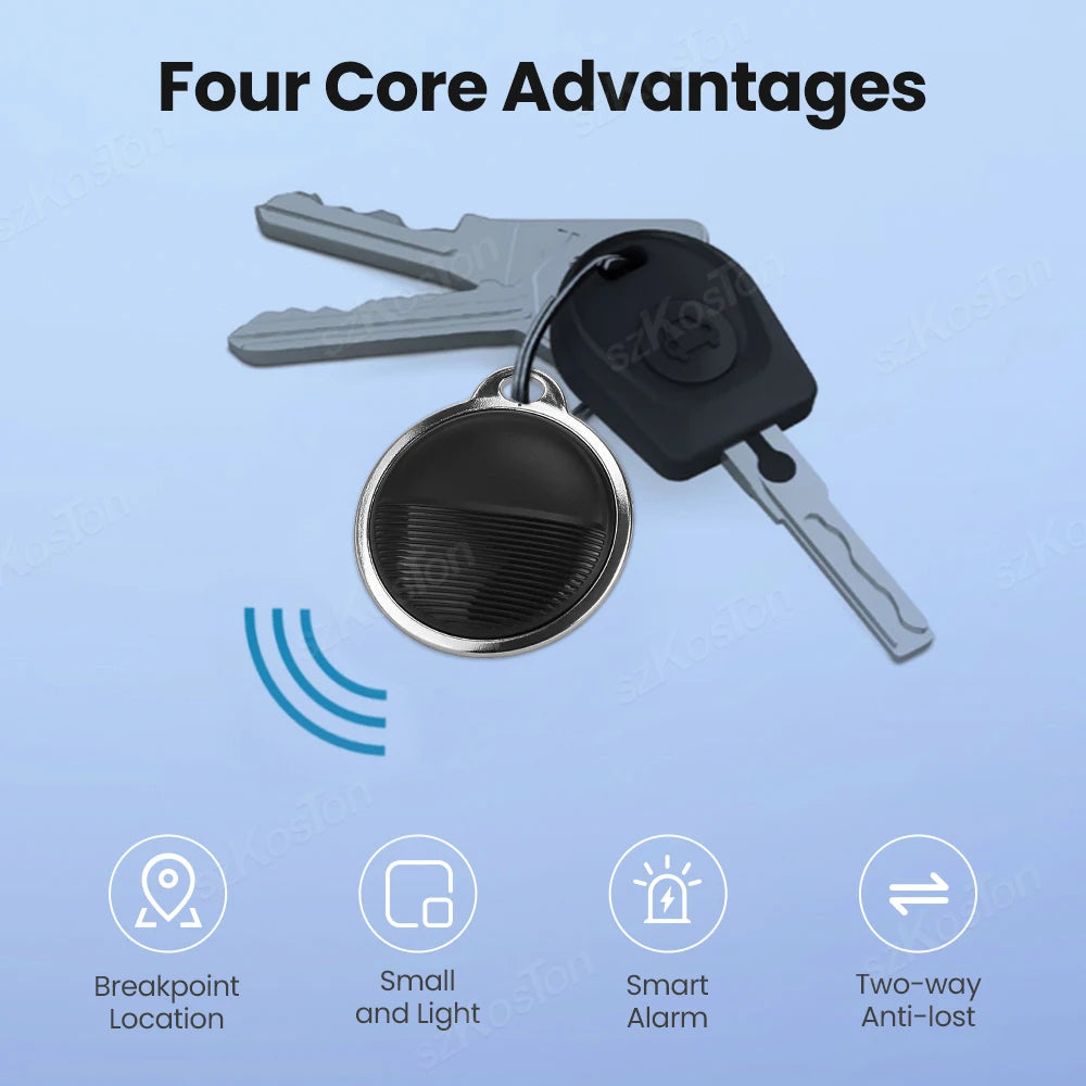 GPS Tracker For IOS Smart Bluetooth-compatible Mini GPS Locator Wallet Key Finder Anti Lost Device Work with Find My APP