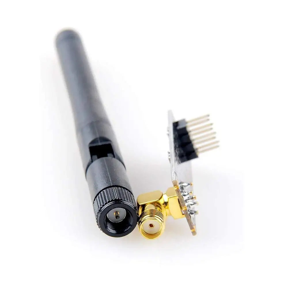 1pcs NRF24L01+PA+LNA Wireless Transceiver RF Transceiver Module with SMA Antenna 2.4G 1100m