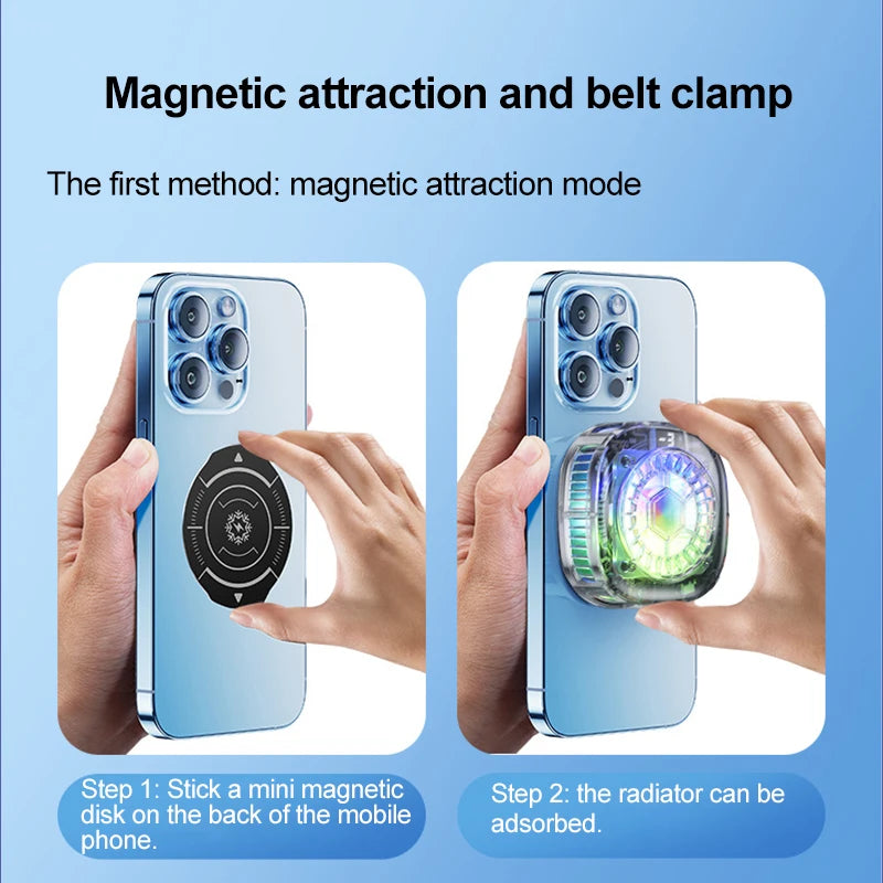 Cooler Gamer For Cell Phone Cooling Fan For Mobile Phone Cooler Phone Gaming Processor Cooler Cell Cooling Phone Fan Radiator