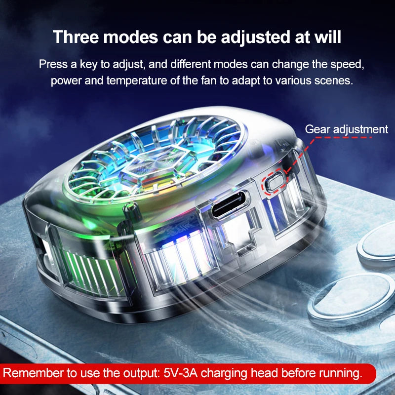 Cooler Gamer For Cell Phone Cooling Fan For Mobile Phone Cooler Phone Gaming Processor Cooler Cell Cooling Phone Fan Radiator