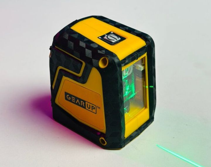 GearUP Precision Self-Leveling Cross Line Laser Level – Ultra-Bright Green Beam - Image 2